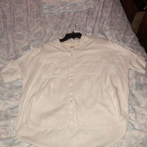 White Cotton Courier Shirt
